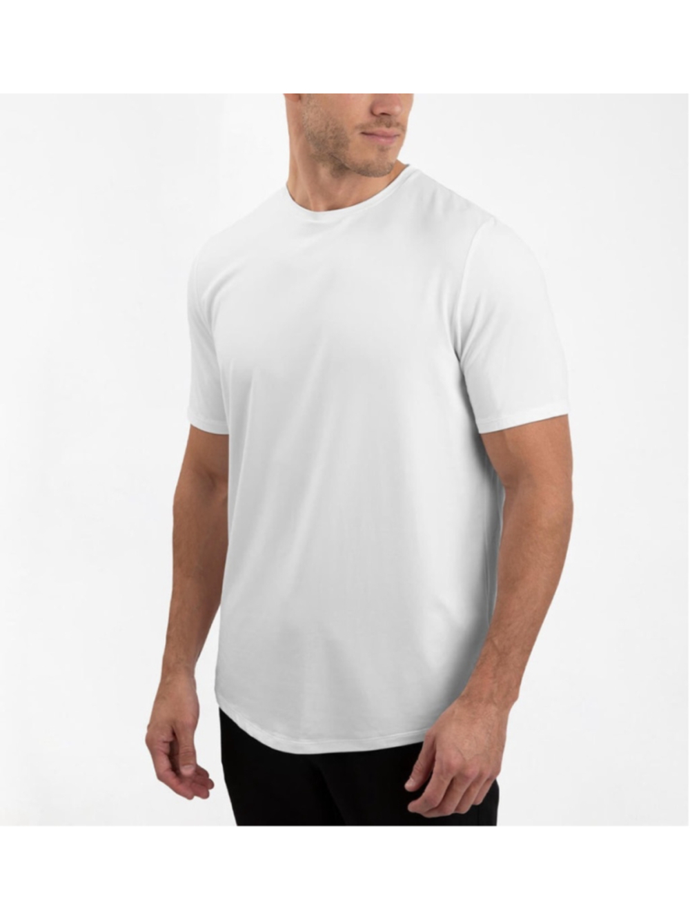 UNRL Ultra Tee men’s white short sleeve athletic Tshirt size large